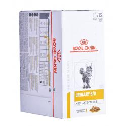 ROYAL CANIN Urinary S/O Moderate Calorie - wet cat food - 12 x 85g