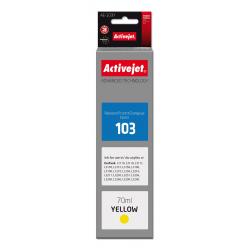 Activejet AE-103Y ink (replacement Epson 103 C13T00S44A; Supreme; 70 ml; yellow)