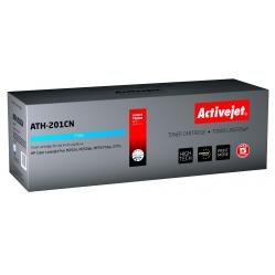 Activejet ATH-201CN toner for HP printer HP 201A CF401A CRG045 replacement; Supreme; 1400 pages; cyan