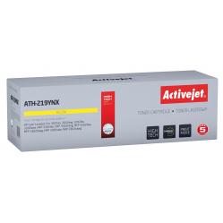 Activejet ATH-219YNX Toner for HP printer, replacement HP 219X W2192X; Supreme; 2500 pages; yellow, with chip