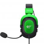 Havit H2002d Headset Wired Head-band Gaming Black, Green