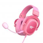 Havit H2002d Headset Wired Head-band Gaming Pink