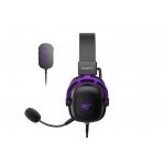 Havit H2002C+U - gaming headphones (black and purple)