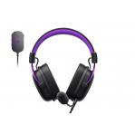 Havit H2002C+U - gaming headphones (black and purple)