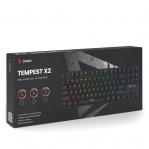 Savio Tempest x2 RGB mechanical keyboard, Outemu RED