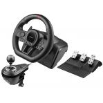 Tracer TRAJOY47345 Gaming Controller Black Steering Wheel + Pedals PlayStation 4, PlayStation 3, Xbox One, Xbox 360, Switch, PC