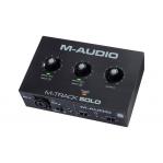 M-AUDIO M-Track Solo USB Audio interface Crystal preamplifier 16 bit 48 kHz Black