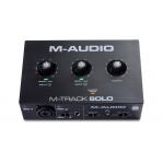 M-AUDIO M-Track Solo USB Audio interface Crystal preamplifier 16 bit 48 kHz Black