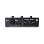 M-AUDIO M-Track Solo USB Audio interface Crystal preamplifier 16 bit 48 kHz Black