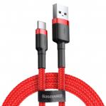 Baseus CATKLF-U09 mobile phone cable Black, Red 3 m USB A USB C