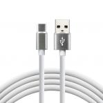 everActive cable USB-C 1m - White, silicone, quick charge, 3A - CBS-1CW