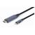Gembird CC-USB3C-HDMI-01-6 video cable adapter 1.8 m USB Type-C HDMI Type A (Standard) Black, Grey