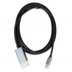 iBox ITVCDP4K video cable adapter 1.8 m USB Type-C DisplayPort Black