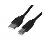 Lanberg CA-USBA-10CC-0018-BK USB cable USB 2.0 1.8 m USB B Black