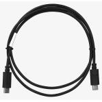 Lanberg CA-CMCM-10CU-0010-BK kabel USB 2.0 1m USB-C M/M  Black