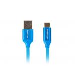 Lanberg CA-USBO-22CU-0005-BL USB cable 0.5 m USB 2.0 USB A USB C Blue