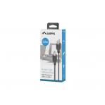 Lanberg CA-USBA-15CU-0010-BK kabel USB 1m 2.0 USB A->USB-B Black