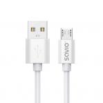 USB cable 3 m USB 2.0, USB A  - Micro USB White SAVIO CL-167