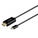 SAVIO CL-191 USB-C to HDMI Cable, 30Hz, 2m, plastic