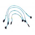 Supermicro 4 x Round SATA cable 0.56 m Black, Blue, White
