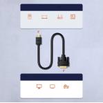 Ugreen HD106 DVI 24+1 pin/HDMI FHD 60Hz 1.5m cable (black)