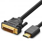 Ugreen HD106 DVI 24+1 pin/HDMI FHD 60Hz 1.5m cable (black)