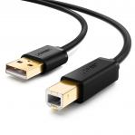 Ugreen 10351 USB cable USB 2.0 3 m USB A USB B Black