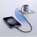 Ugreen USB-C (straight) / USB-C (angled) PD QC 60W 3A 0.5m US255 (grey)