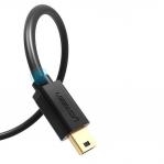 Ugreen USB cable - mini USB 480 Mbps 3 m US132 (black)
