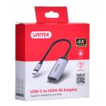 Cable adapter Unitek (V1420A) USB-C - HDMI 2.0 4K 60Hz Cable adapter Unitek (V1420A) USB-C - HDMI 2.0 4K 60Hz