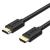 UNITEK Y-C136M HDMI cable 1 m HDMI Type A (Standard) Black