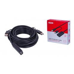 UNITEK Y-278 USB cable USB 2.0 10 m 2 x USB A USB A Black