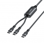 UNITEK USB-C 2-in-1 PD 100W SILICONE CABLE 1.8M UNITEK USB-C 2-in-1 PD 100W SILICONE CABLE 1.8M
