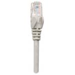 Intellinet Network Patch Cable, Cat5e, 2m, Grey, CCA, U/UTP, PVC, RJ45, Gold Plated Contacts, Snagless, Booted, Lifetime Warranty