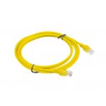 PATCHCORD KAT.5E UTP 2M ŻÓŁTY FLUKE PASSED LANBERG 10-PACK