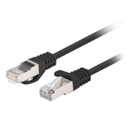 Lanberg PCF6-20CC-0100-BK networking cable Black 1 m Cat6 U/UTP (UTP)