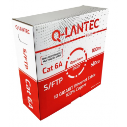 Q-LANTEC S/FTP cat.6A network cable, twisted pair, LSOH