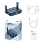 Cudy AX3000 wireless router Gigabit Ethernet Blue
