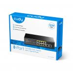 Cudy FS1010P network switch Fast Ethernet (10/100) Power over Ethernet (PoE) Black