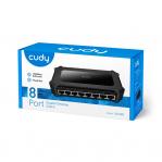 Cudy GS108D network switch Gigabit Ethernet (10/100/1000) Black