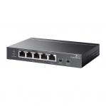 TP-Link TL-SG1005P-PD network switch Gigabit Ethernet (10/100/1000) Power over Ethernet (PoE) Black
