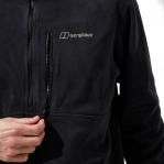 BERGHAUS Prism Half Zip Polartec® Fleece - men's fleece sweatshirt, size L (black)