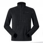 BERGHAUS Prism Half Zip Polartec® Fleece - men's fleece sweatshirt, size L (black)