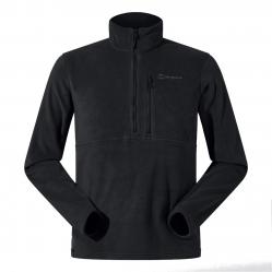BERGHAUS Prism Half Zip Polartec® Fleece - men's fleece sweatshirt, size L (black)