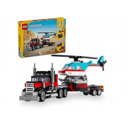 LEGO CREATOR 3 IN 1 31146 FLATBED TRUCK WITH HELICOPTER