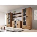 Cama sideboard 120 cm SOHO S7 lefkas oak/black