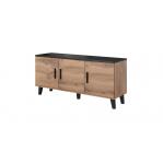Cama sideboard LOTTA 150 3D wotan oak + mat black