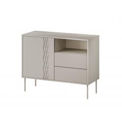Cama 1D2S TRESSE chest of drawers 100x40x75 cashmere matt