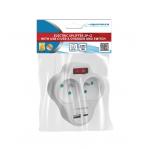 Esperanza ELK311W Electrical splitter 2 GN. USB-C USB-A ON. White