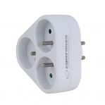 Esperanza ELK303W Electrical Splitter 3 sockets White